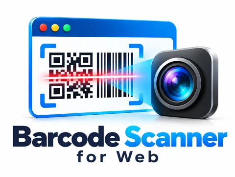 Barcode Reading and Scanning Software for any Web Site