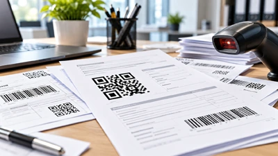Paper documents with barcodes