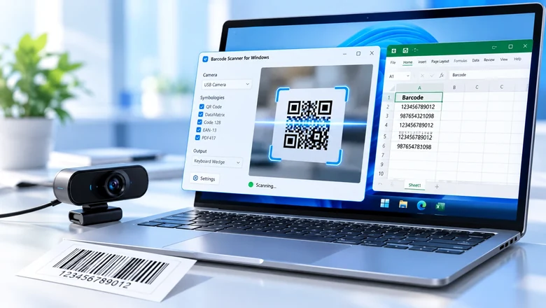 Illustrative preview for Windows BarcodeScanner with Python